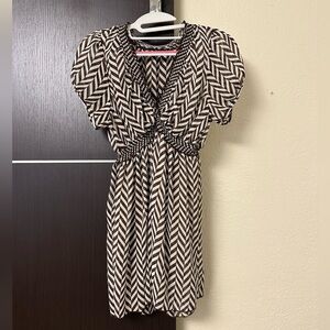 Sheer Chevron Blouse